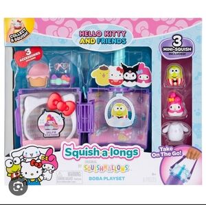 Squish-a-longs Hello Kitty and Friends Hello Kitty Boba Playset